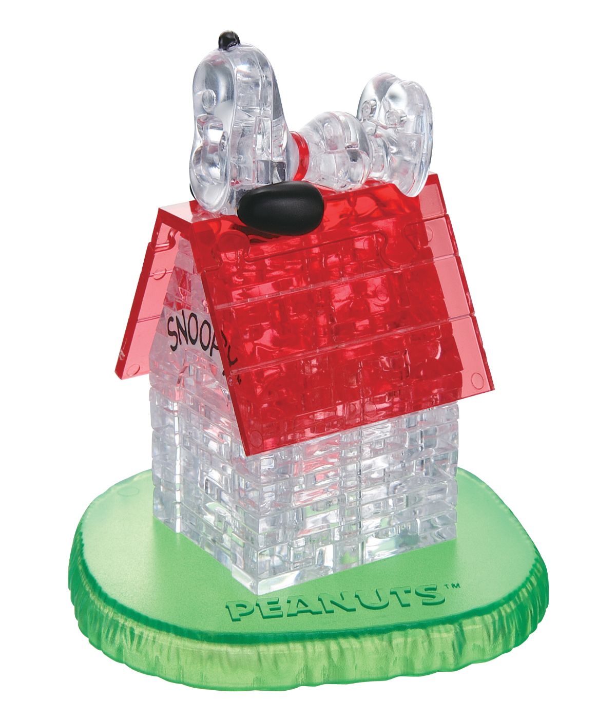  3D Crystal Puzzle - Peanuts Snoopy House: 50 Pcs Multi - Multi - Bonton