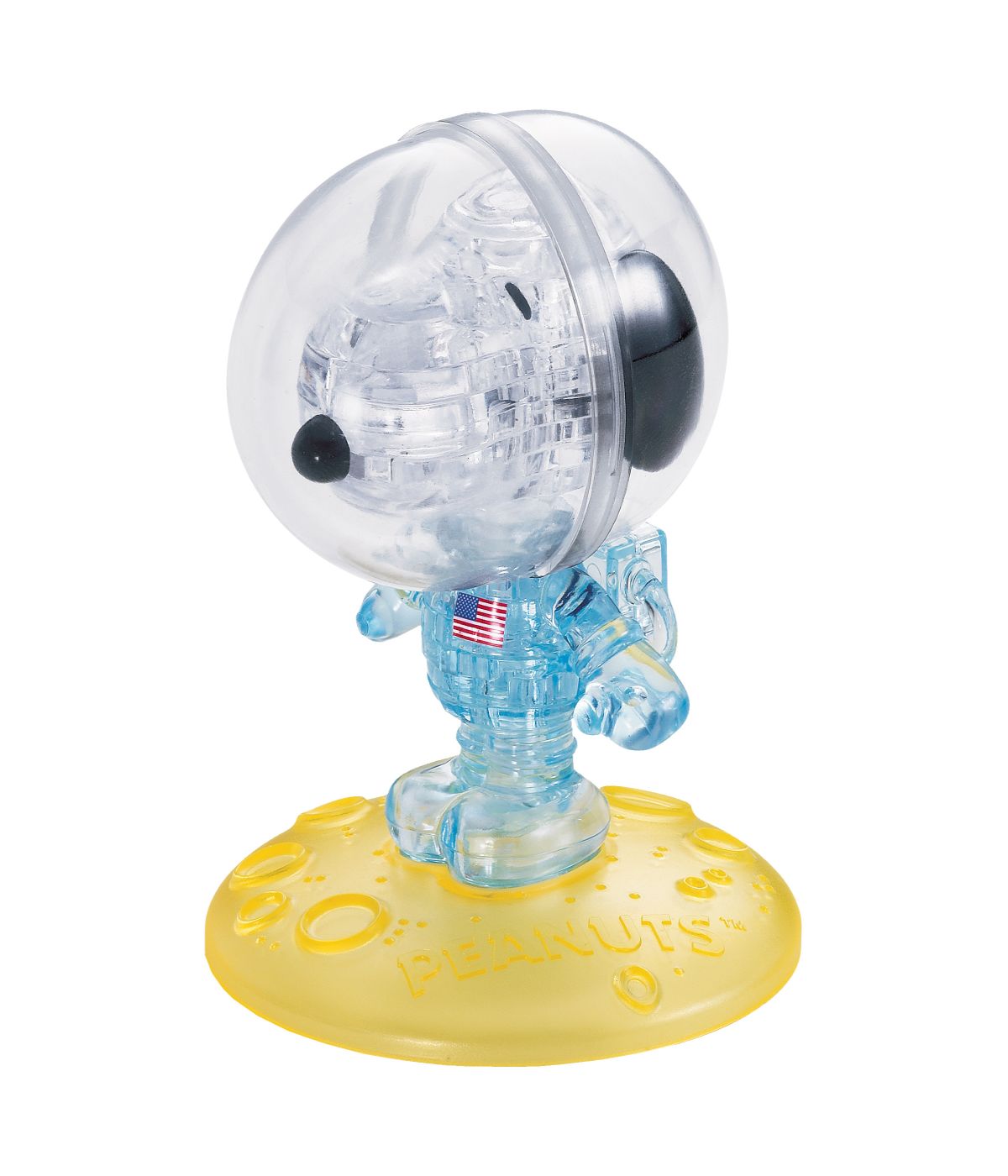  3D Crystal Puzzle - Peanuts Astronaut Snoopy: 35 pcs Multi - Multi - Bonton