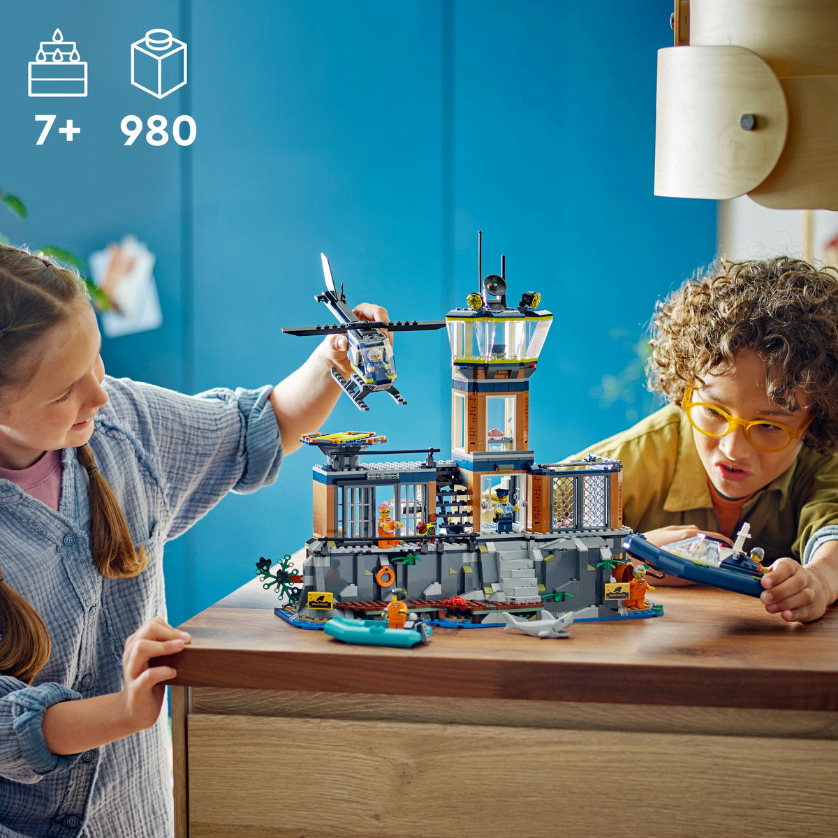  LEGO LEGO® City Police Prison Island Building Toy 60419 - LEGO City - Bonton