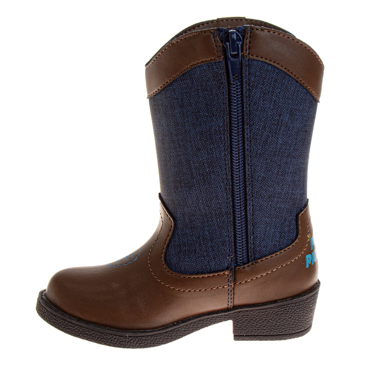  Josmo Josmo Paw Patrol Boys Cowboy Boots - Chase and Marshall Calf High Western Country Cow Boy Boot (Toddler) - 7 - Bonton