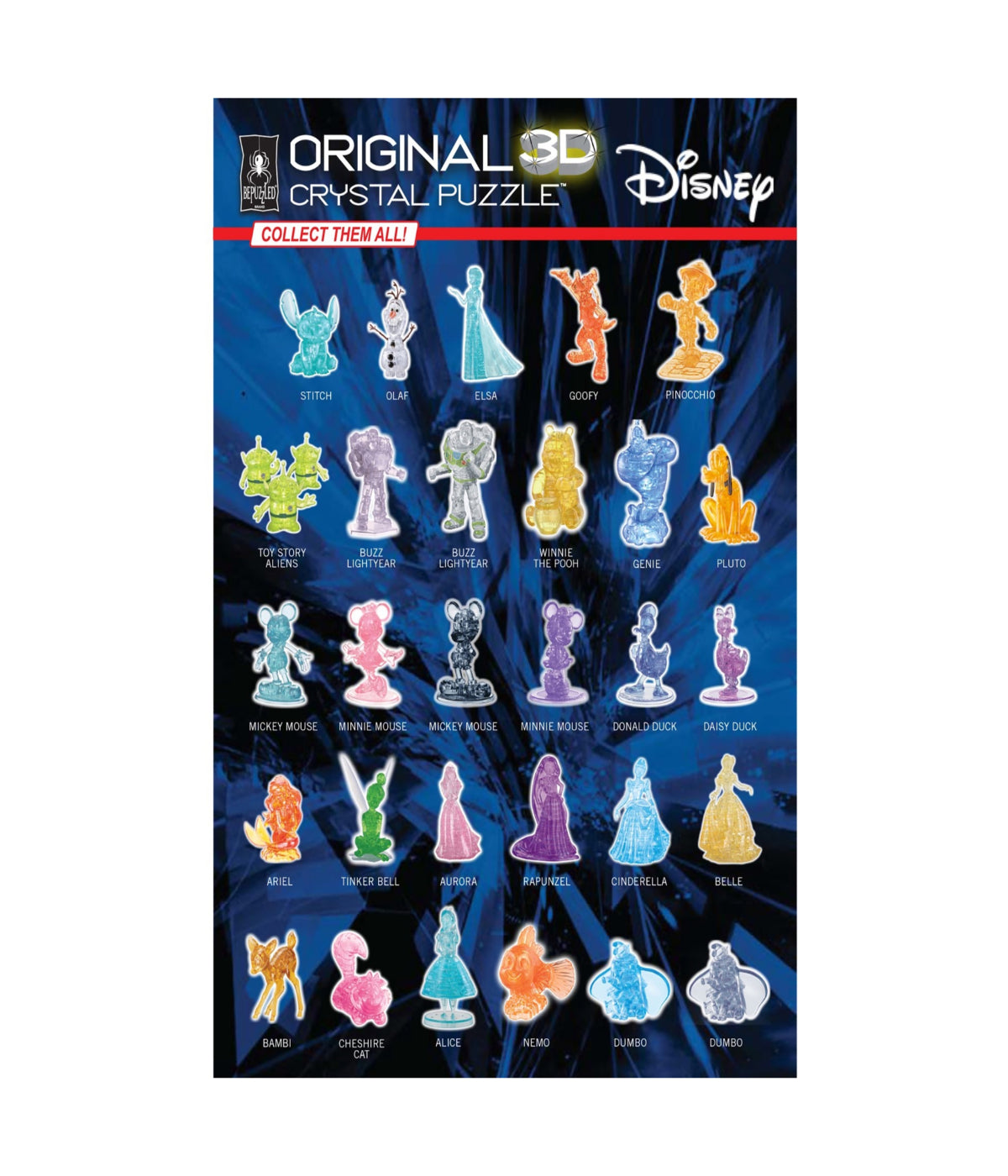  3D Crystal Puzzle - Disney Marie: 45 Pcs White - White - Bonton