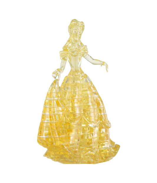 3D Crystal Puzzle - Disney Belle: 41 Pcs Yellow