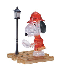 3D Crystal Puzzle - Peanuts Detective Snoopy: 34 Pcs Multi