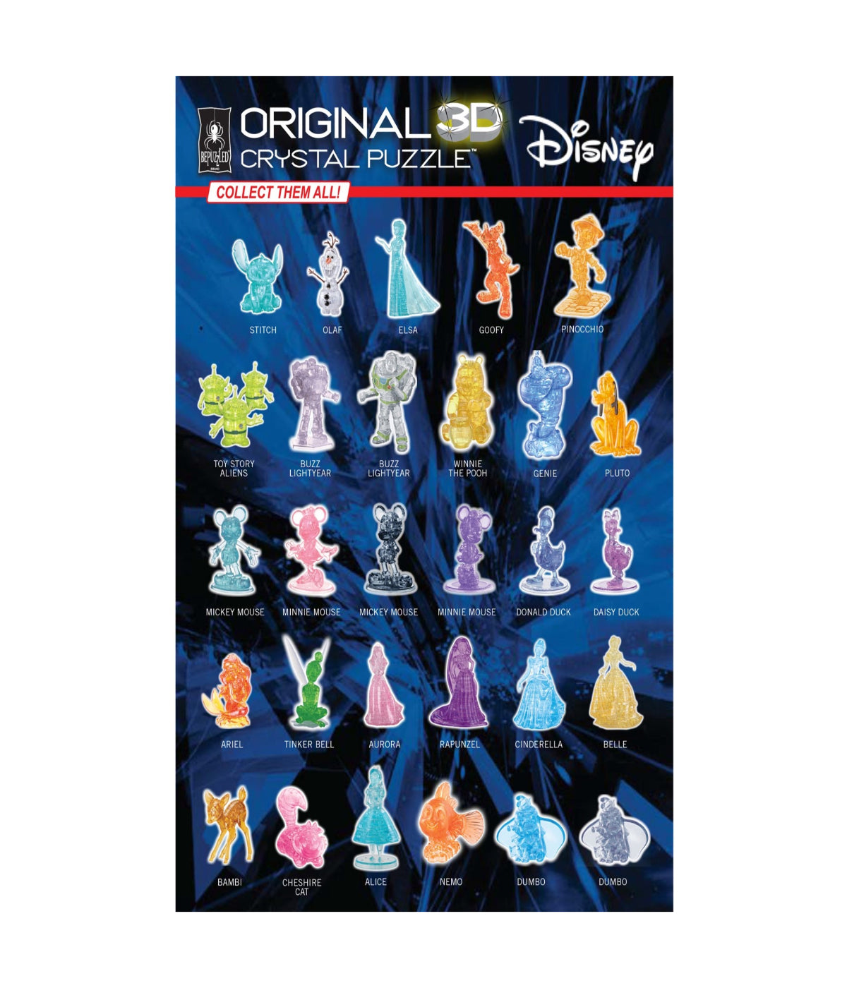  3D Crystal Puzzle - Disney Ursula: 44 Pcs Multi - Multi - Bonton