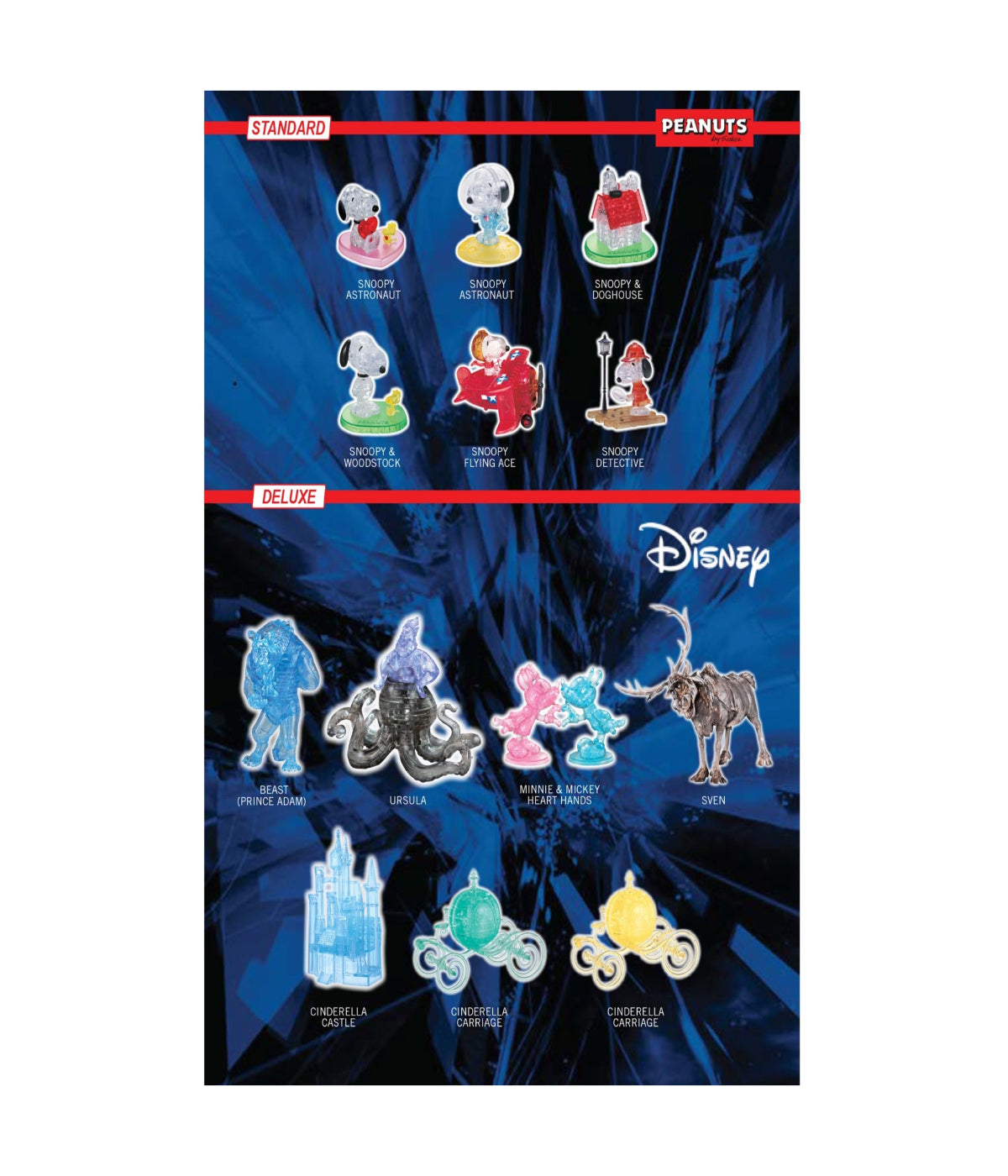  3D Crystal Puzzle - Disney Ursula: 44 Pcs Multi - Multi - Bonton