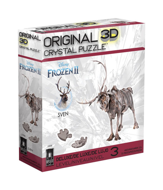 3D Crystal Puzzle - Disney Frozen II - Sven the Reindeer: 72 Pcs Multi