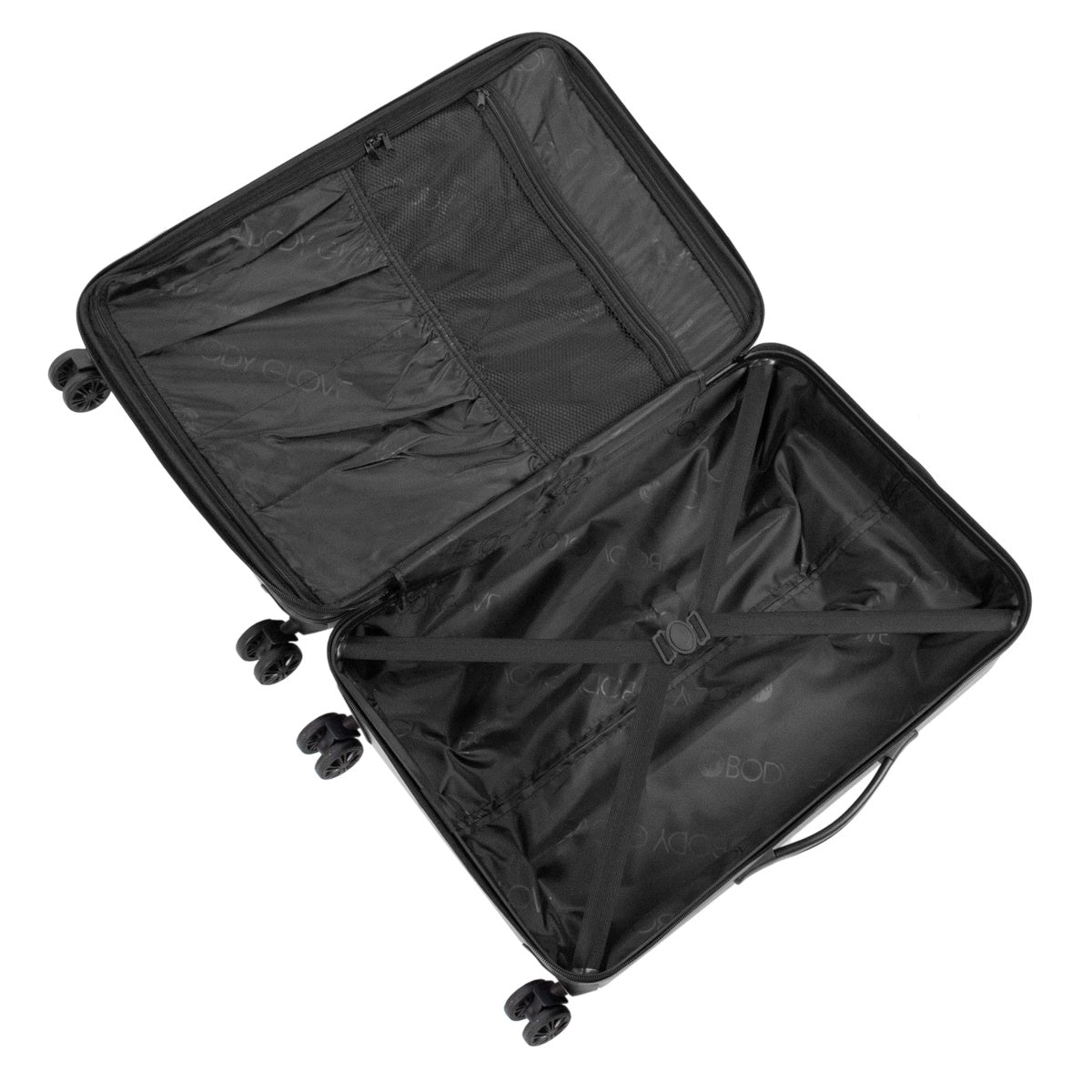  Body Glove Body Glove Redondo 3-Piece Hardside Spinner Luggage Set - Charcoal Haze - Bonton