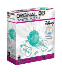 3D Crystal Puzzle - Disney Cinderella's Carriage: 71 Pcs Aqua