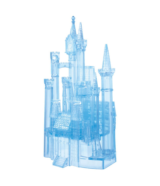 3D Crystal Puzzle - Disney Cinderella's Castle: 71 Pcs Blue