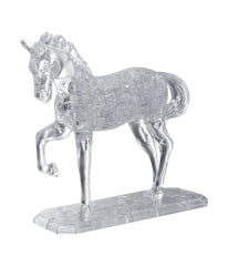 3D Crystal Puzzle - Horse: 98 Pcs white