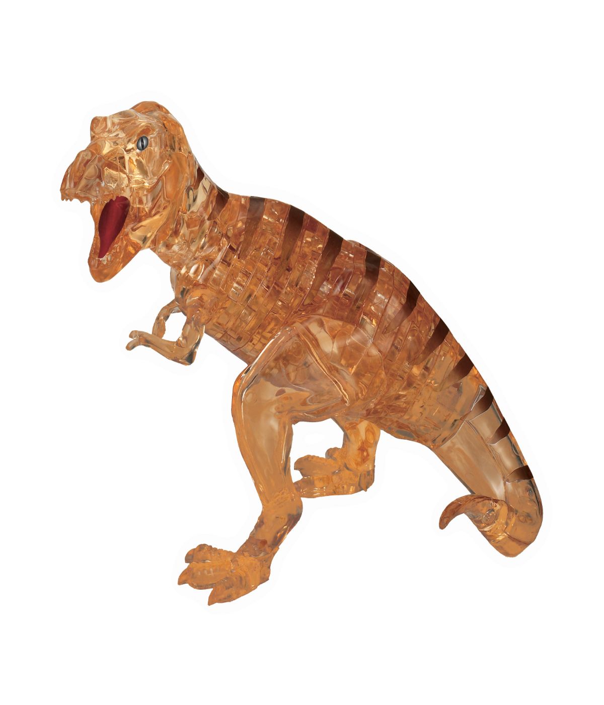  3D Crystal Puzzle - T-Rex: 49 Pcs Brown - Brown - Bonton