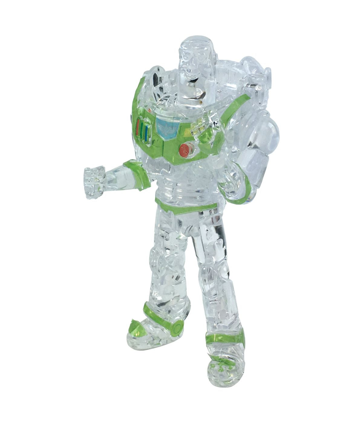  3D Crystal Puzzle - Disney Toy Story 4 - Buzz Lightyear: 44 Pcs Clear - Clear - Bonton