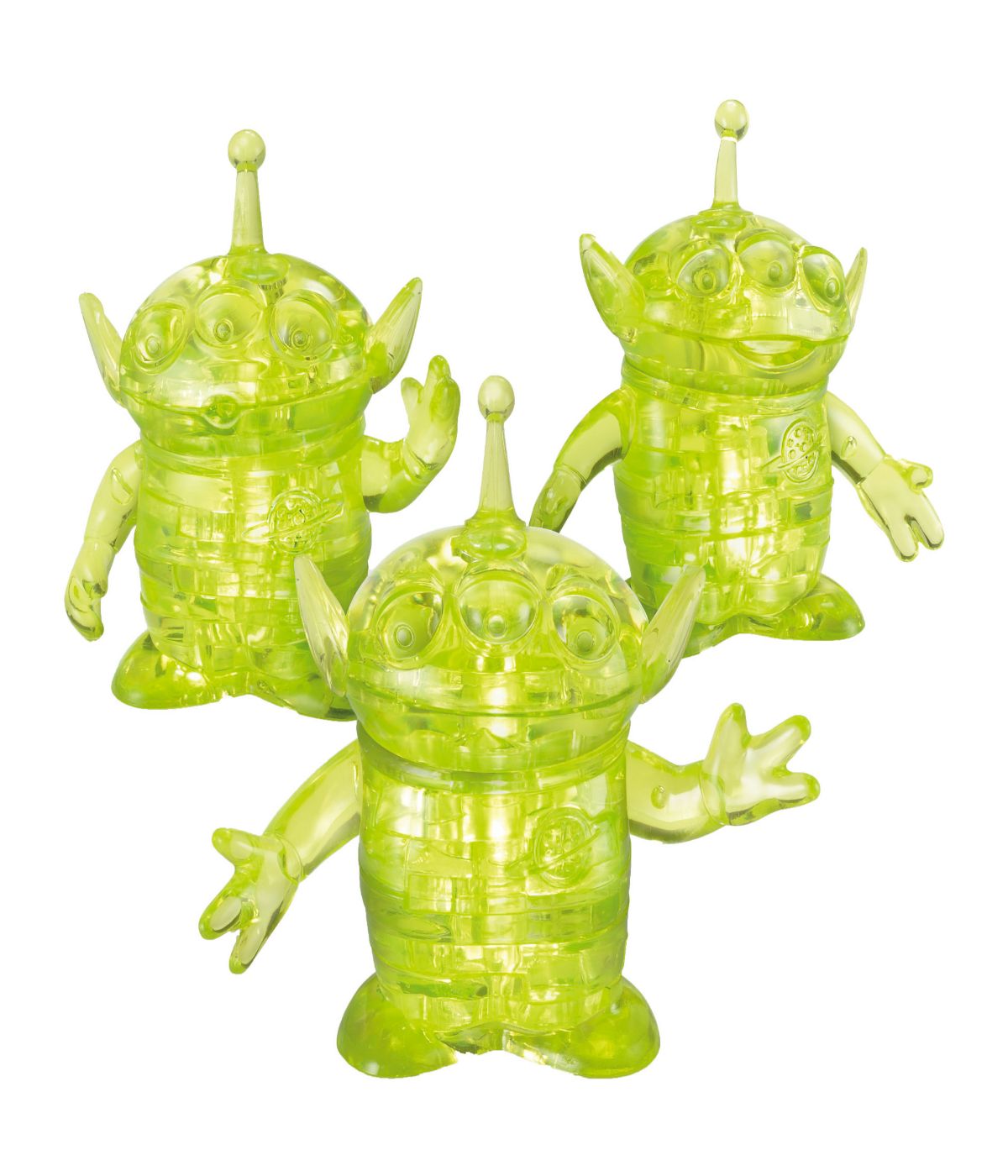  3D Crystal Puzzle - Disney Toy Story 4 - Aliens: 51 Pcs Multi - Multi - Bonton