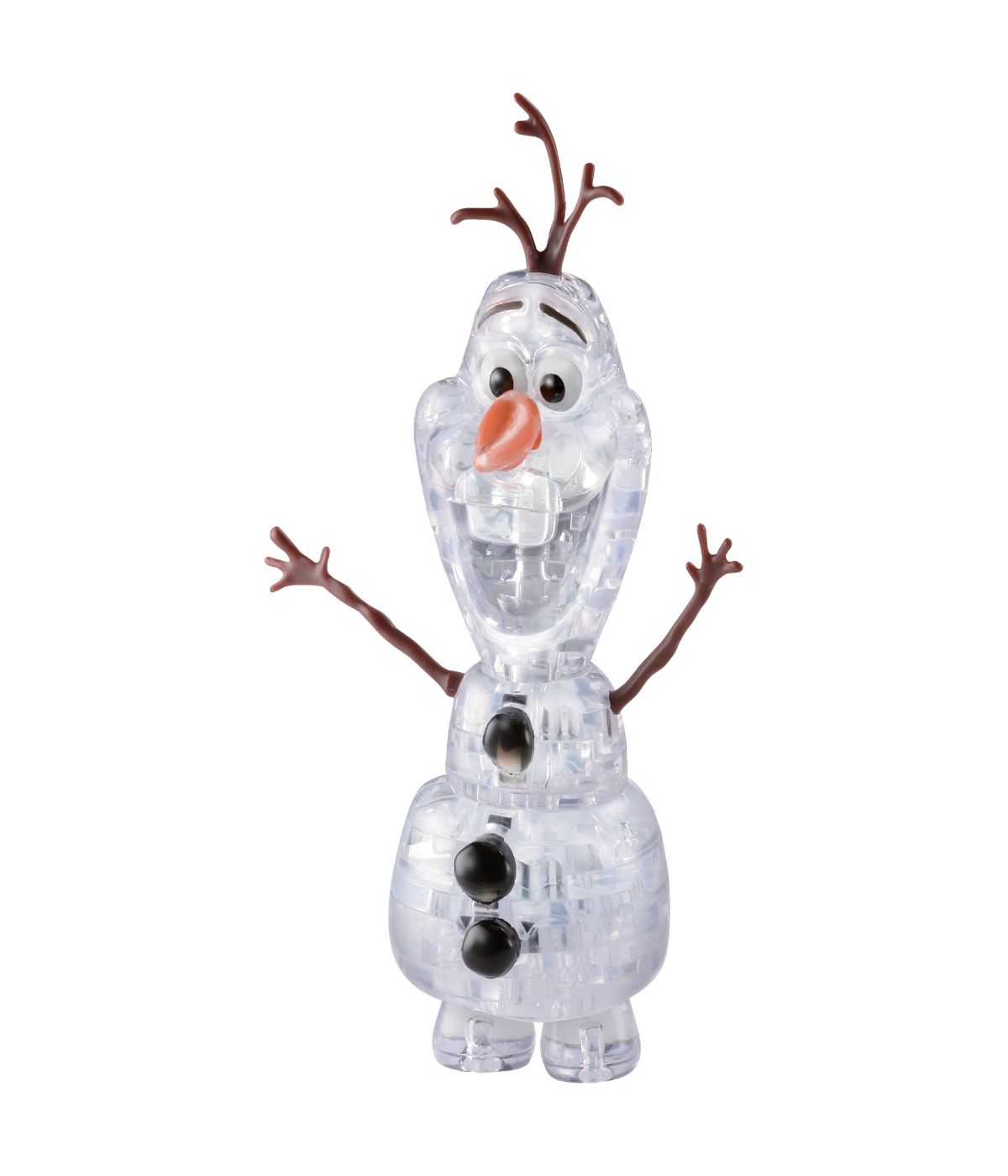  3D Crystal Puzzle - Disney Frozen II - Olaf the Snowman: 39 Pcs Multi - Multi - Bonton