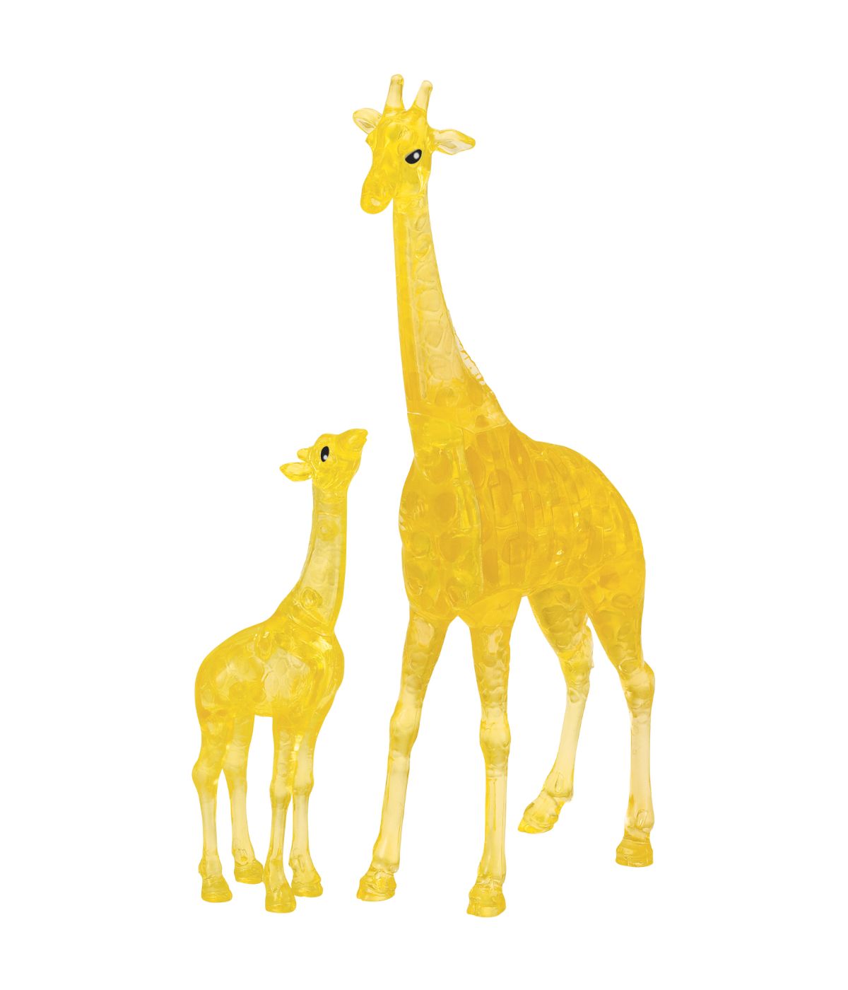  3D Crystal Puzzle - Giraffe and Baby: 38 Pcs Multi - Multi - Bonton