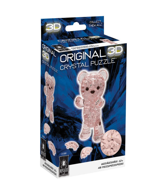 3D Crystal Puzzle - Moving Teddy Bear: 48 Pcs Multi