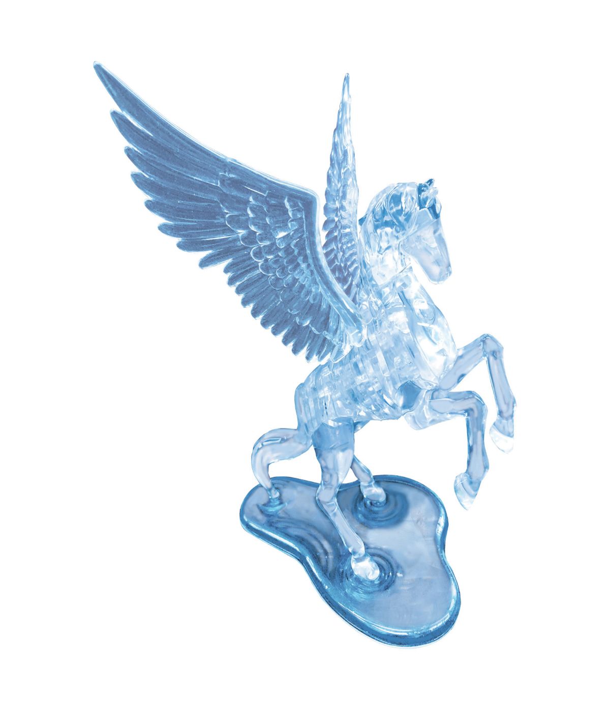  3D Crystal Puzzle - Pegasus: 44 Pcs Blue - Blue - Bonton