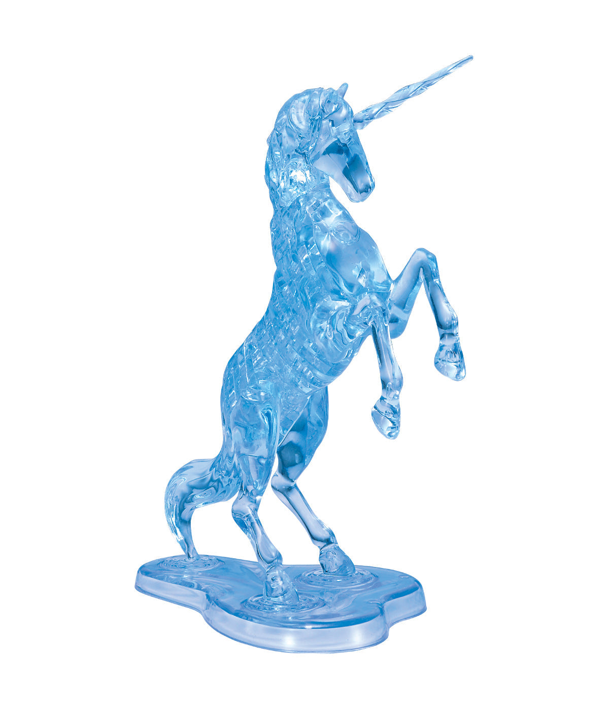  3D Crystal Puzzle - Pegasus: 44 Pcs Blue - Blue - Bonton