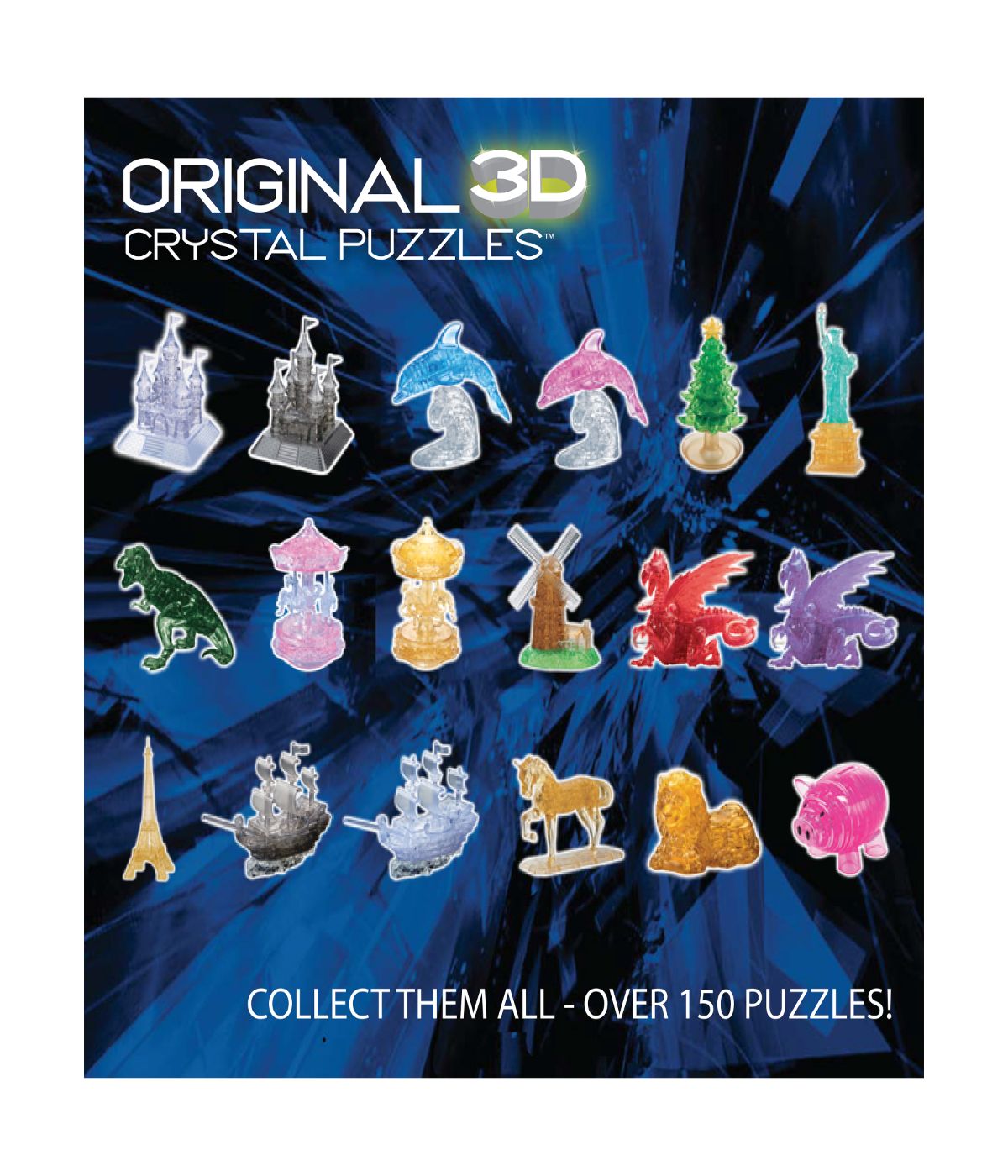 3D Crystal Puzzle - Windmill: 64 Pcs White/Red – BONTON