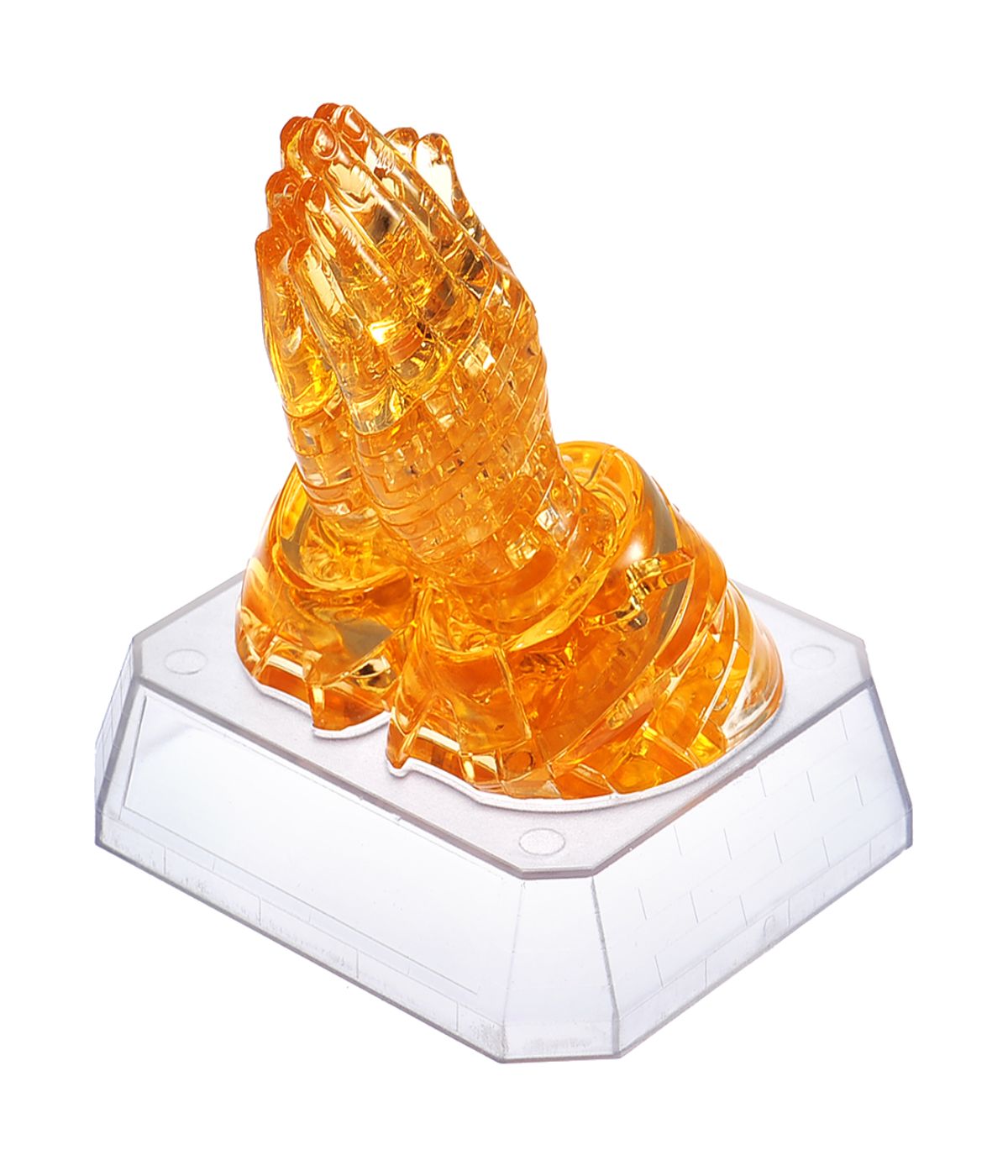  3D Crystal Puzzle - Praying Hands: 42 Pcs Multi - Multi - Bonton