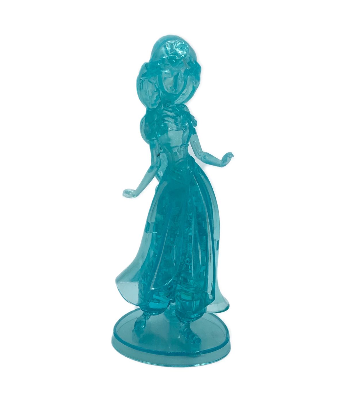  3D Crystal Puzzle - Disney Jasmine: 33 Pcs Aqua - Aqua - Bonton