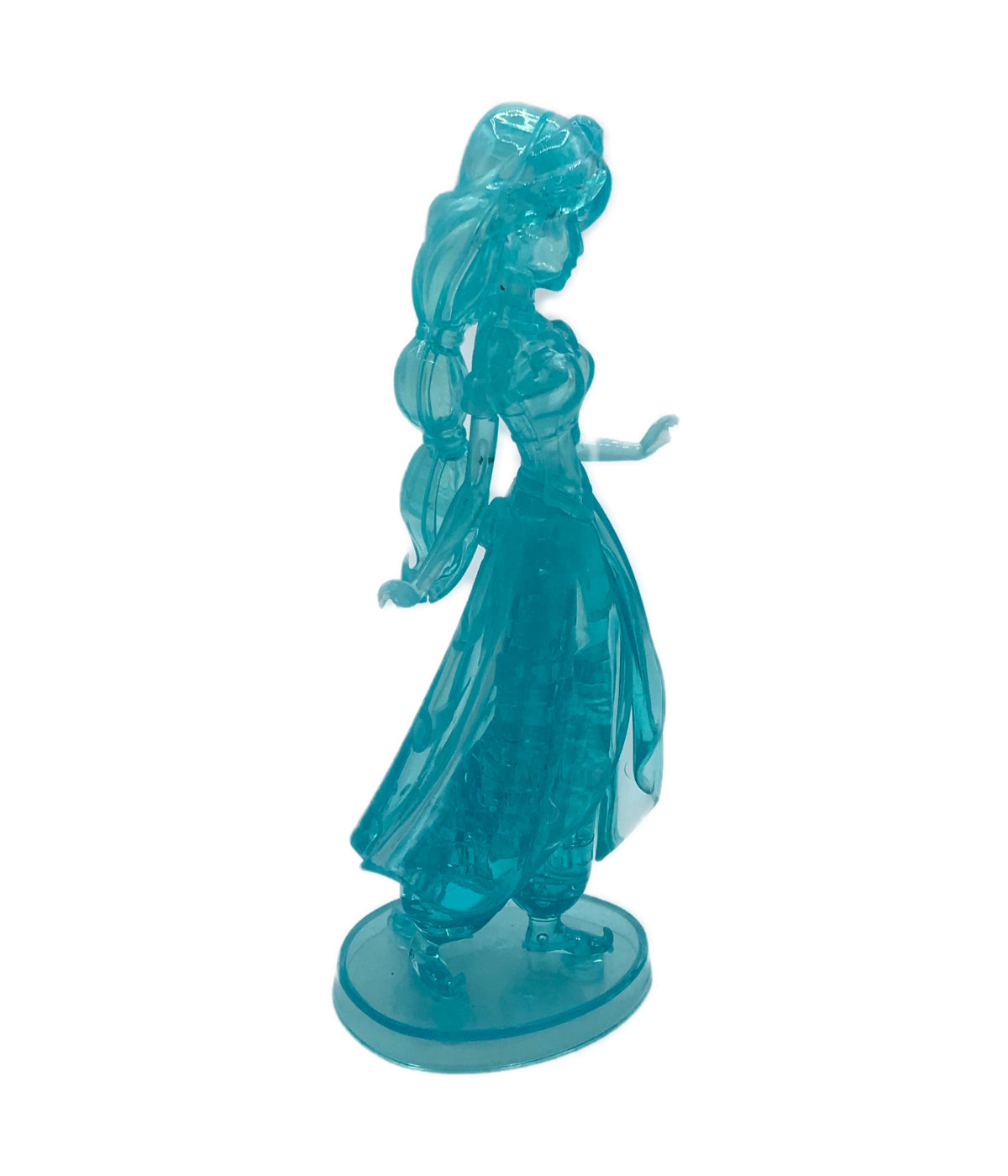  3D Crystal Puzzle - Disney Jasmine: 33 Pcs Aqua - Aqua - Bonton