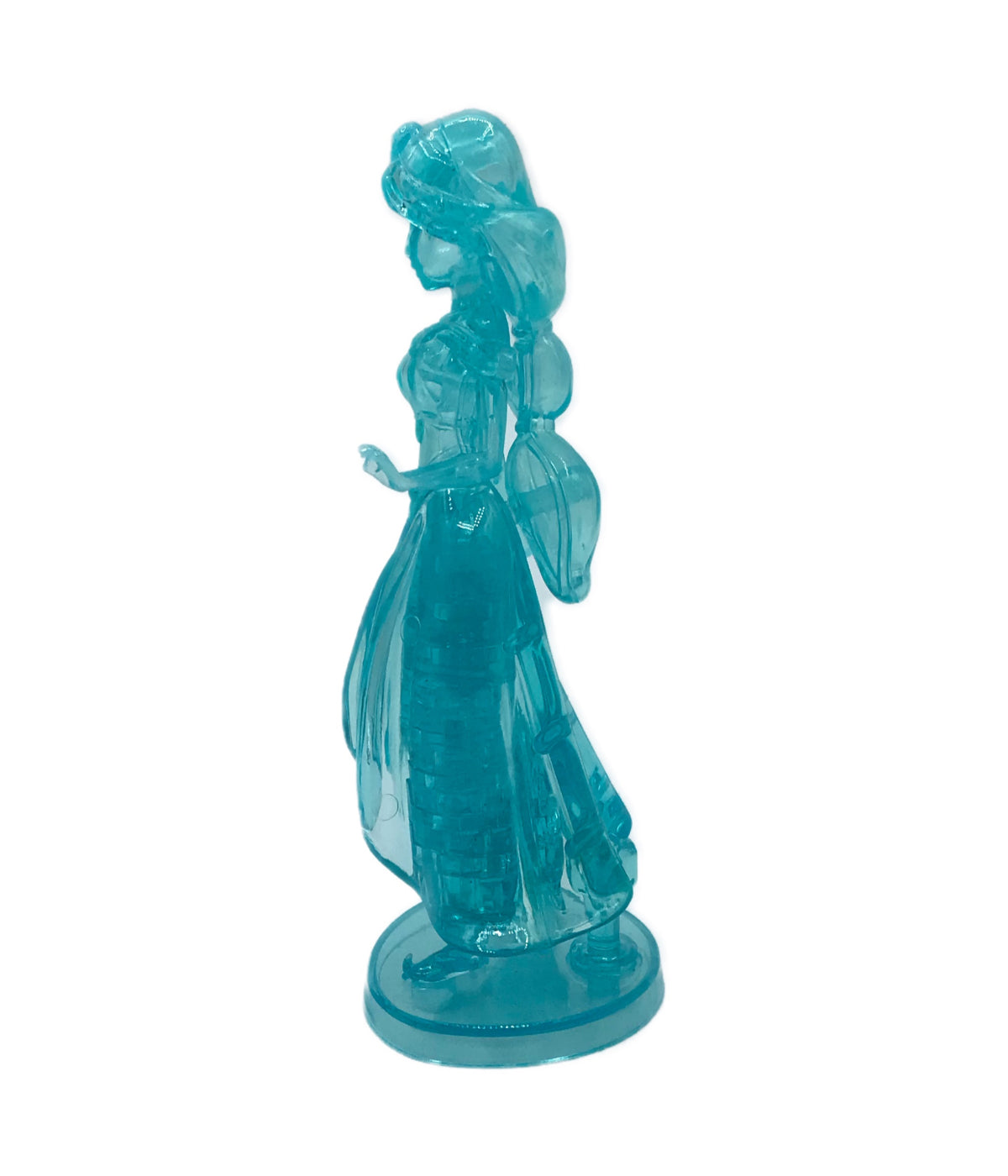  3D Crystal Puzzle - Disney Jasmine: 33 Pcs Aqua - Aqua - Bonton