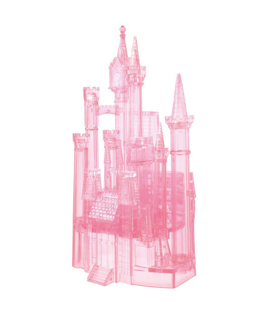 3D Crystal Puzzle - Disney Cinderella's Castle: 71 Pcs Pink