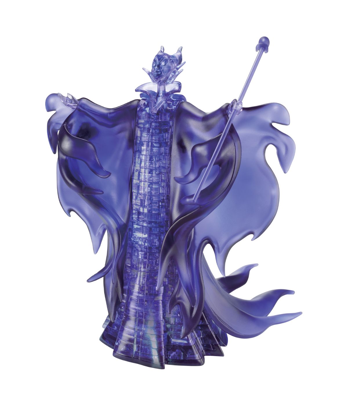  3D Crystal Puzzle - Disney Maleficent: 74 Pcs Purple - Purple - Bonton