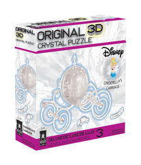 3D Crystal Puzzle - Disney Cinderella's Carriage: 71 Pcs Clear