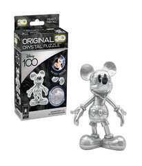 3D Crystal Puzzle - Disney 100 Platinum Edition - Mickey Mouse: 37 Pcs Multi