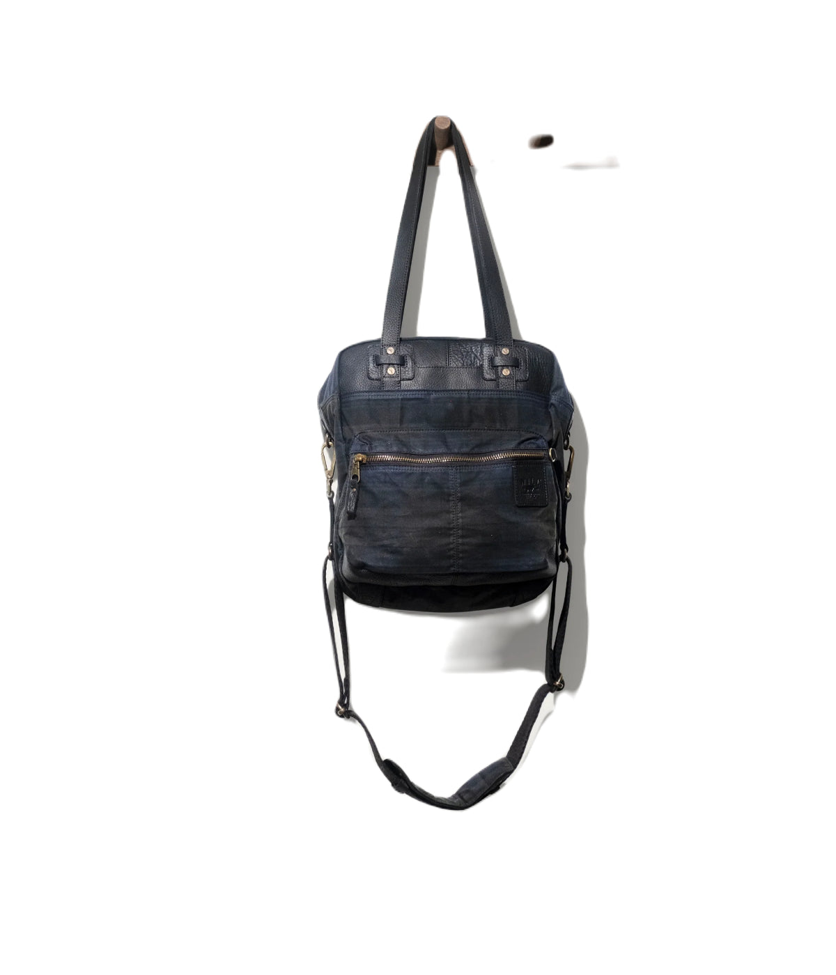  Will Leather Goods The Onward Tote - Navy Plaid - Bonton