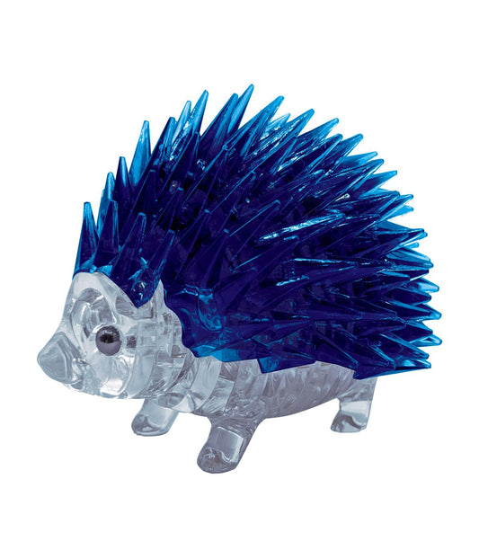 3D Crystal Puzzle - Hedgehog: 55 Pcs Blue