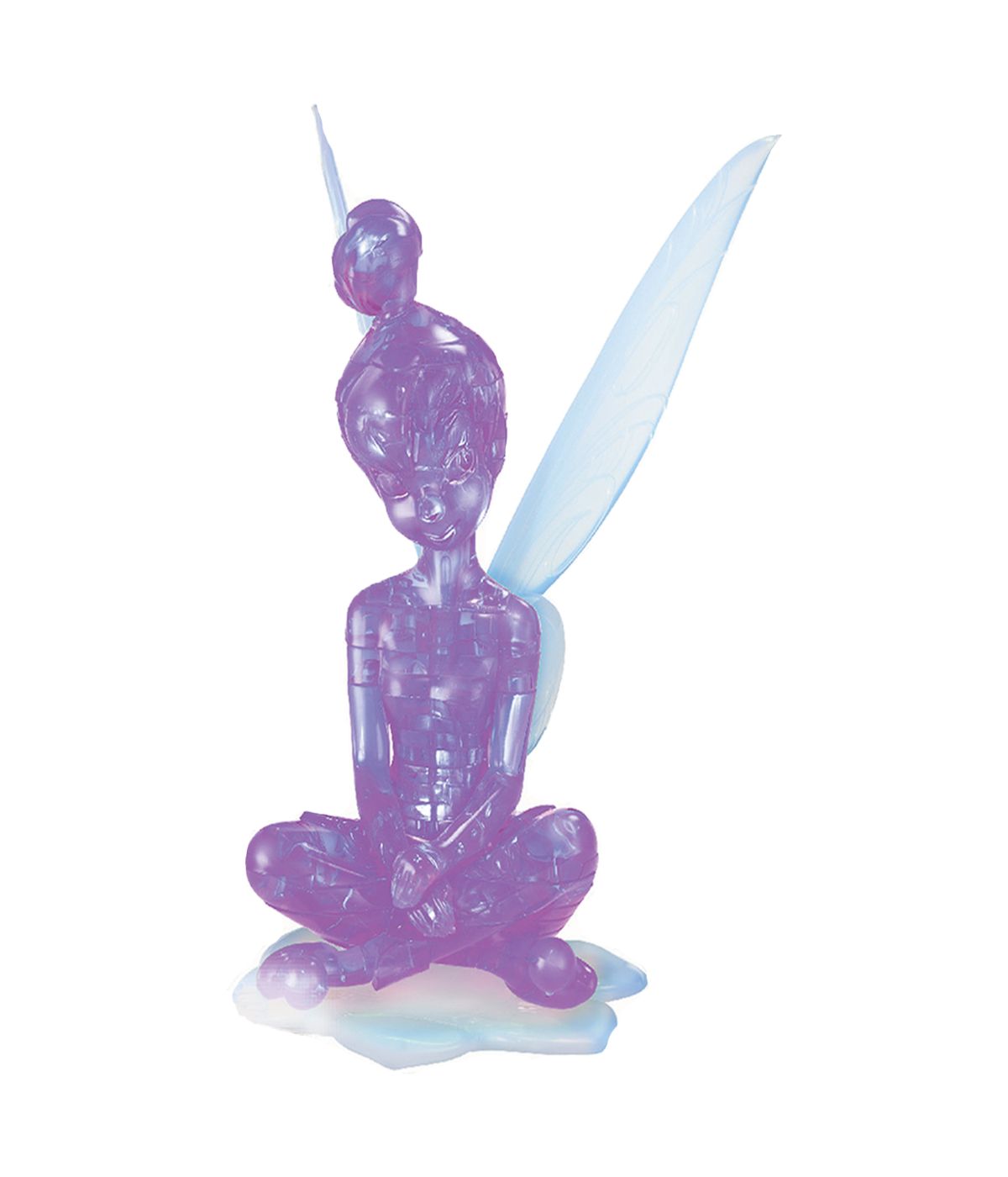  3D Crystal Puzzle - Disney Tinker Bell: 43 Pcs Purple - Purple - Bonton