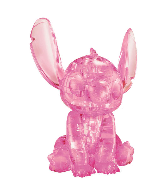 3D Crystal Puzzle - Disney Stitch: 43 Pcs Pink