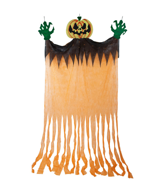 Scary Jack-O-Lantern Halloween Hanging Decoration