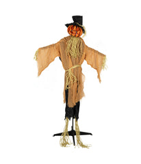 Jack-O'-Lantern Scarecrow Animated Halloween Decoration