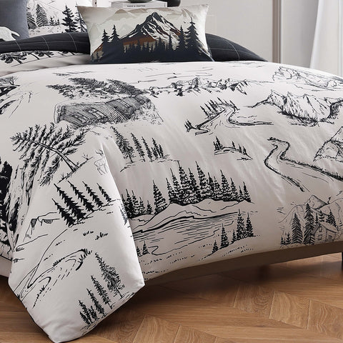 Bebejan Rocky Mountains 5 Piece Reversible Comforter Set
