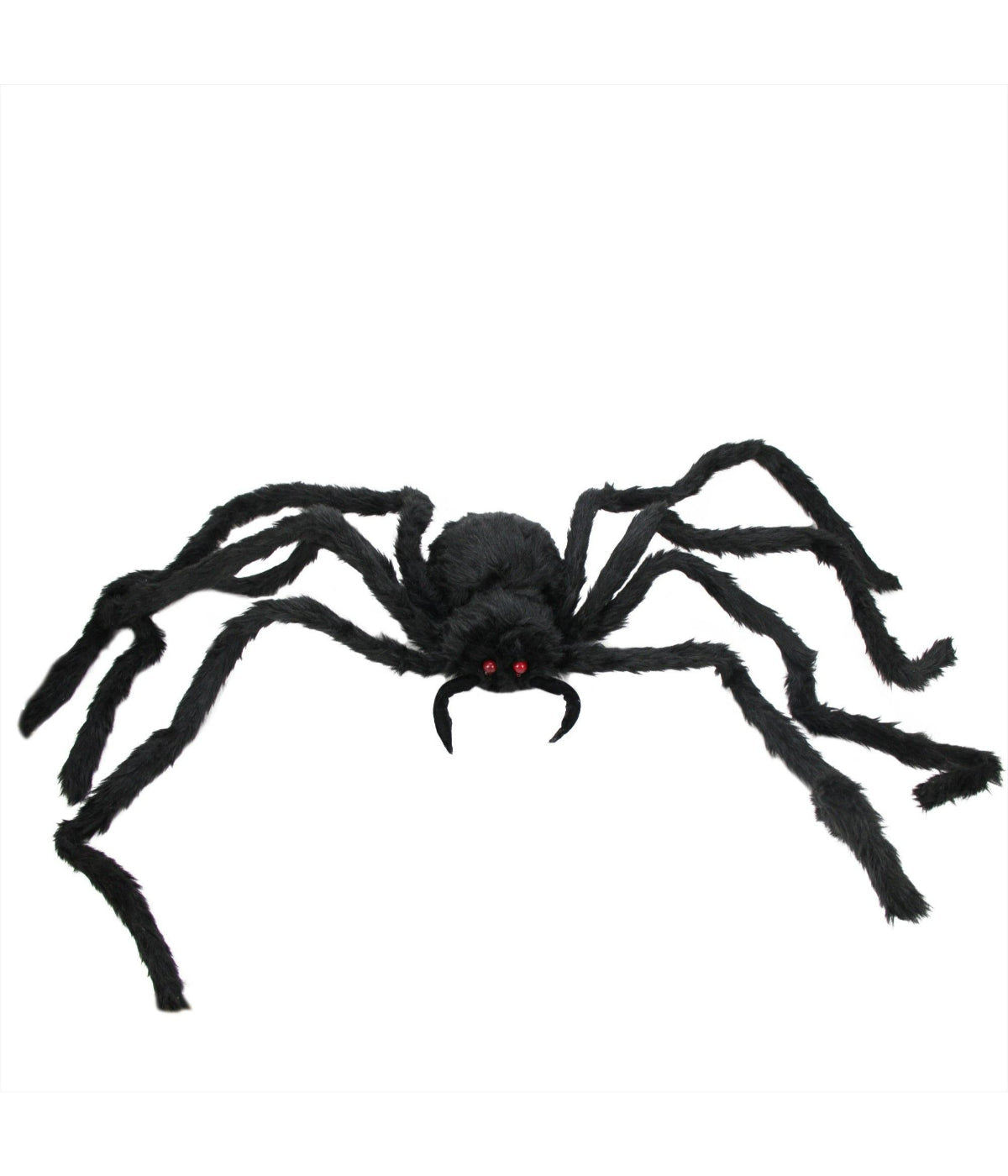 Black Spider with LED Flashing Eyes Halloween Decoration