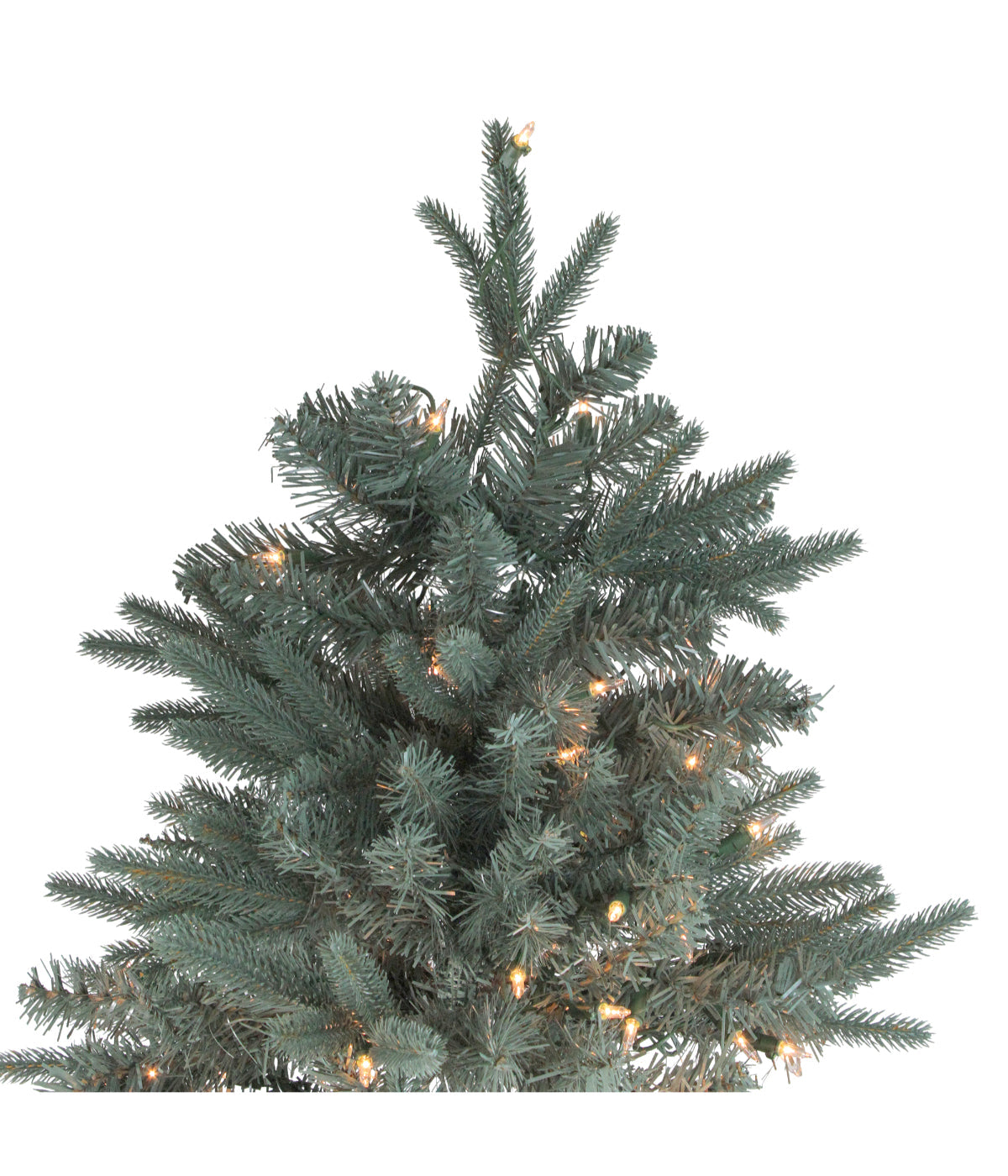  Slim Washington Frasier Fir Artificial Christmas Tree with Pre-Lit Clear Lights, 9' - Green - Bonton