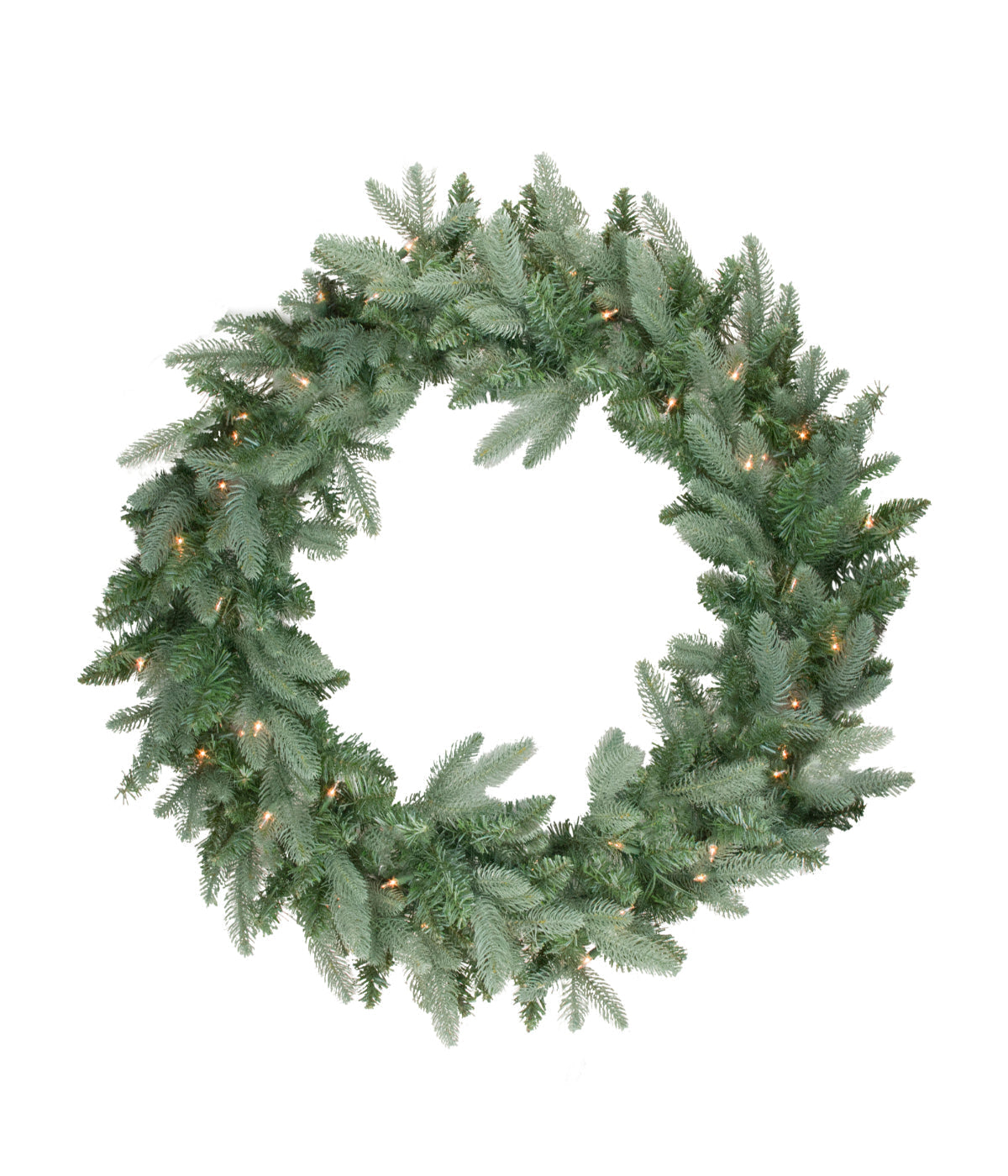  Washington Frasier Fir Artificial Christmas Wreath with Pre-Lit Clear Lights, 48