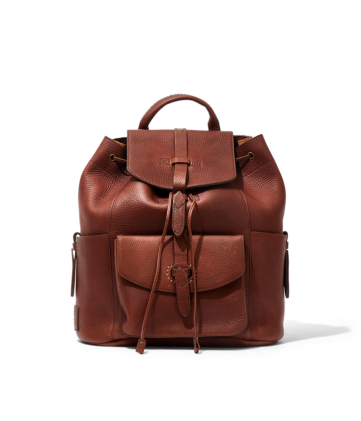  Will Leather Goods Rainier Leather Backpack - Brown - Bonton