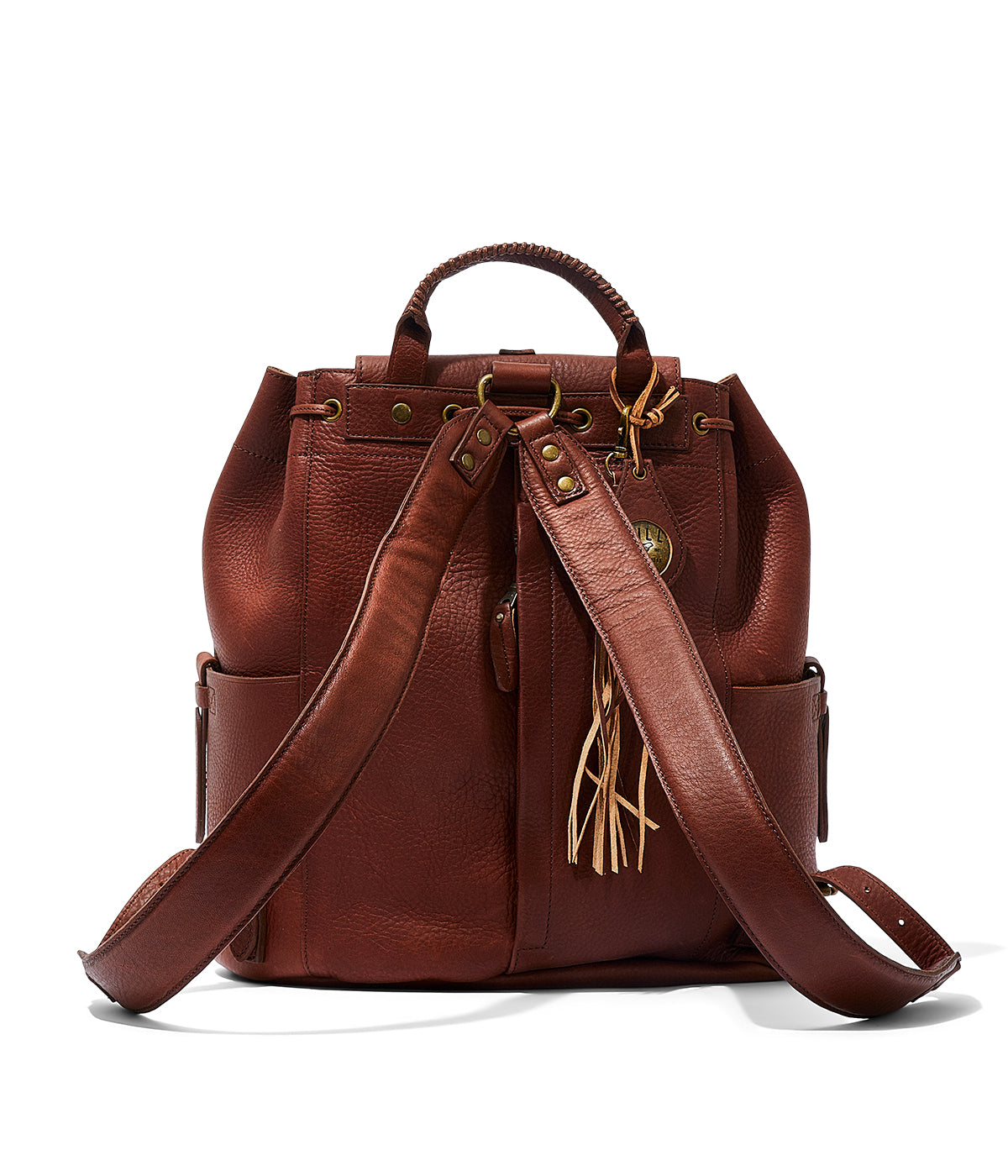  Will Leather Goods Rainier Leather Backpack - Brown - Bonton