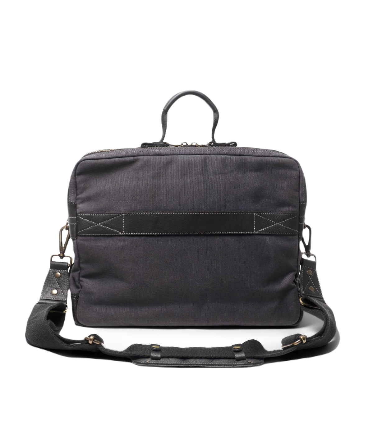  Will Leather Goods The Commuter Briefcase - Charcoal/Black - Bonton