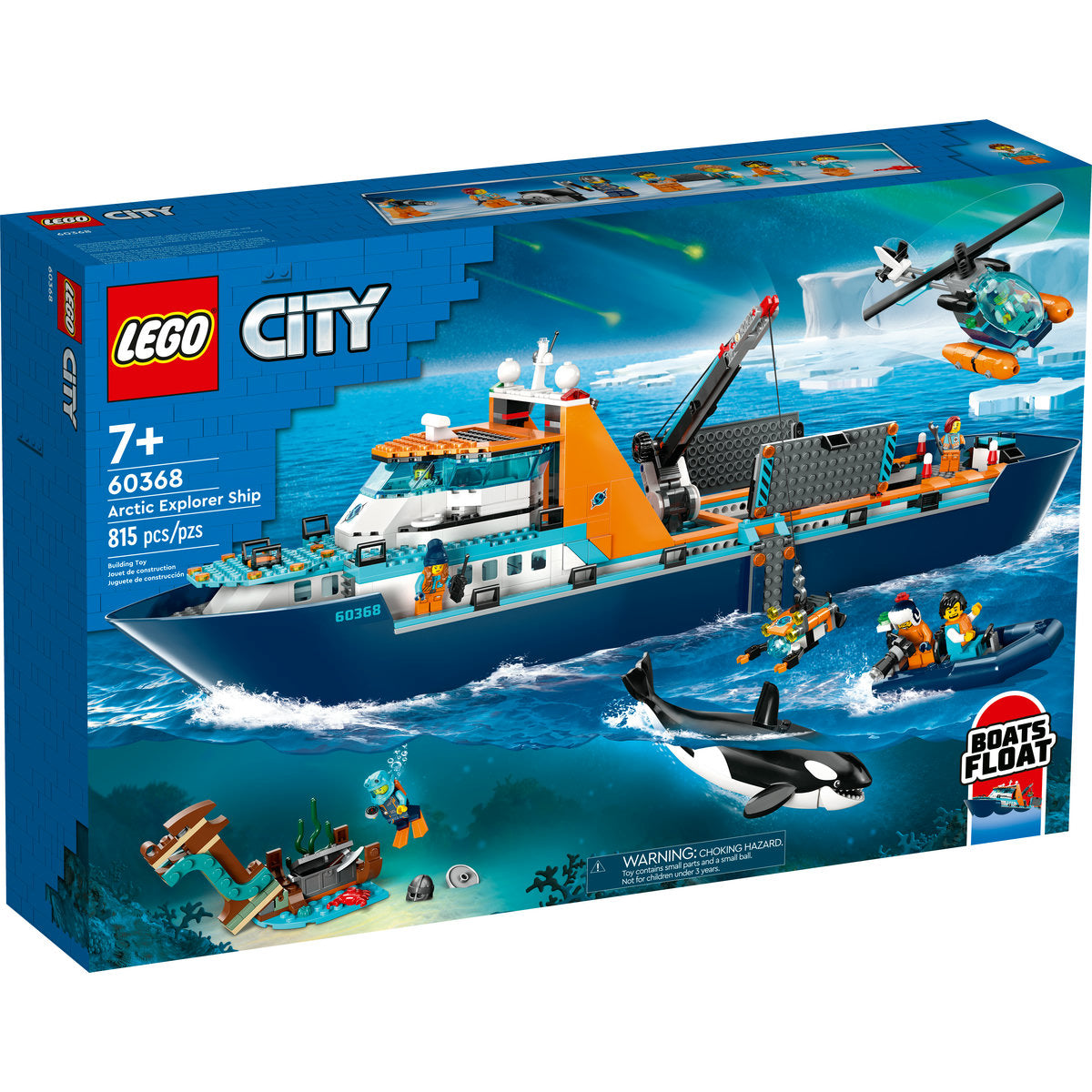  LEGO LEGO® City Arctic Explorer Ship 60368 Building Toy Set 815 Pieces - LEGO City - Bonton