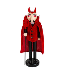 Devil Holding Pitch Fork Halloween Nutcracker