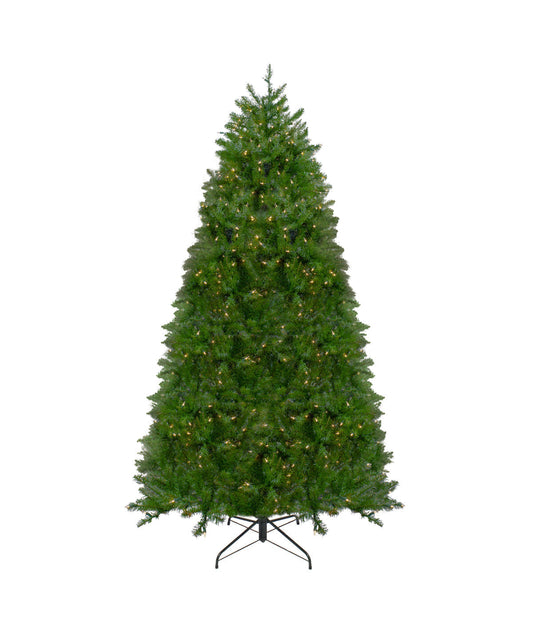 Pre-Lit Northern Pine Artificial Christmas Tree with Warm White LED Lights, 14'