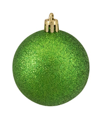 Green Shatterproof 2.5" Christmas Ball Ornaments Set of 24