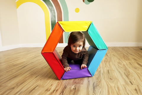 Hexagon Gymnastics Mat - Trainer Tumbling Mat by New Bounce
