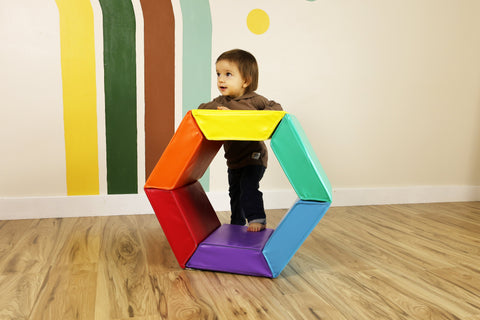 Hexagon Gymnastics Mat - Trainer Tumbling Mat by New Bounce